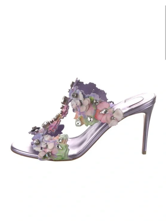 Christian Louboutin Limited Edition bloom sandals size 39 new - Picture 3 of 15